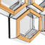 Jorah Glass Flat Wall Mirror
