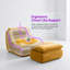 Grand fauteuil à billes ergonomique avec repose-pieds, canapé-lit moelleux pour le salon et la chambre à coucher-129022219