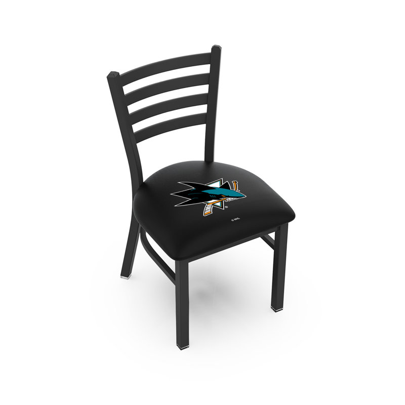 NHL Stationary Upholstered Dining Chair, San Jose Sharks