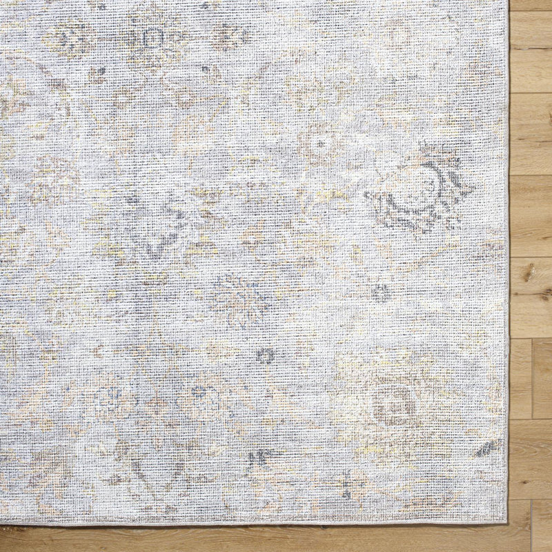 Our PNW Home x Livabliss Vintage Traditional Oriental Boho Grey Light Beige Area Rug, Runner 2'8" x 12'