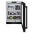 ZLINE Autograph Edition 24 in. Touchstone 151 Can Beverage Fridge with Glass Door-106044303