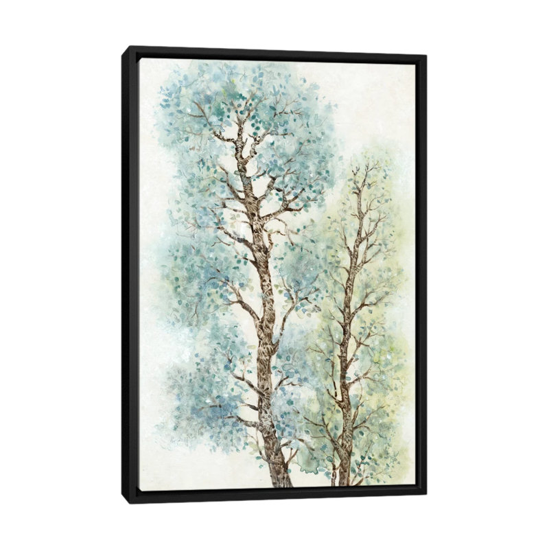 « i », reproduction d’art sur toile tendue Tranquil Tree Tops, H 26 po x l 18 po x P 1,5 po, Toile avec cadre noir