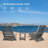 Smilja Foldable Outdoor Adirondack Chair-245000112
