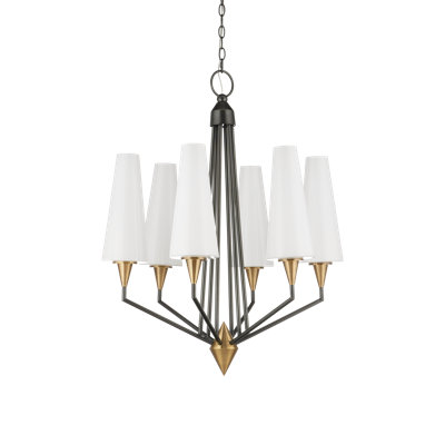 Hennin 6 - Light LED Chandelier