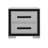 Amelia Grey-black Nightstand With Cooler And Speaker
