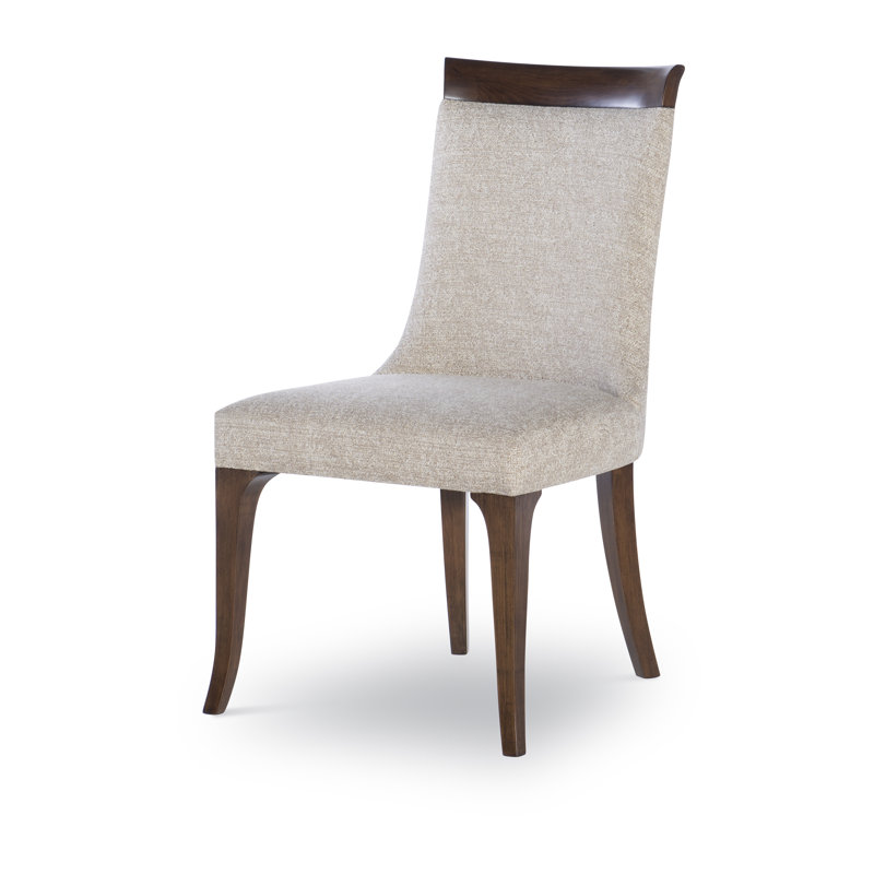 Mira Upholstered Dining Chair, Beige, Brunette
