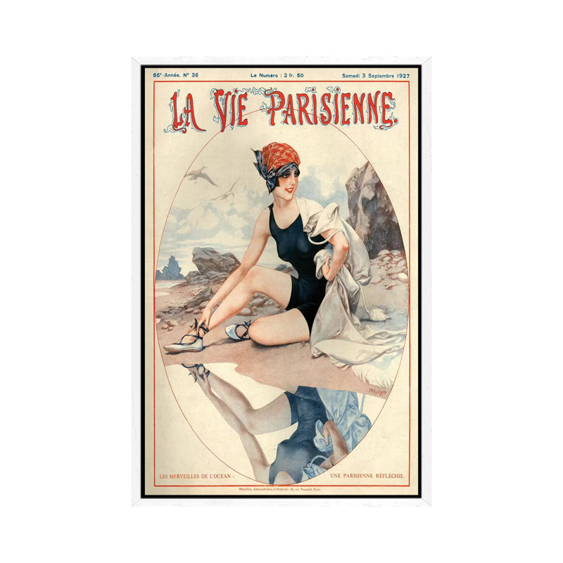 1927 La Vie Parisienne Magazine Cover by Cheri Herouard - Gallery-Wrapped Canvas Giclée on Canvas, 101.6 cm H x 66.04 cm W