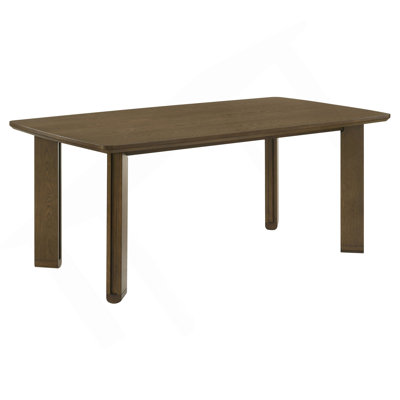 Crispin Brown Rectangular Wood Dining Table