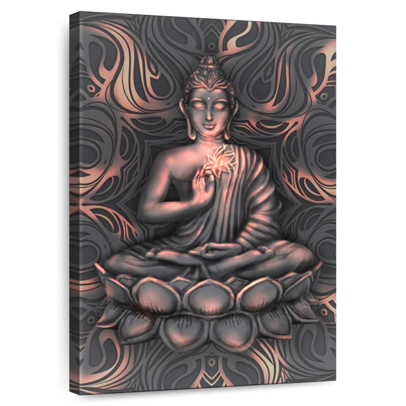 Bouddha Leisha, H 30 po x l 20 po