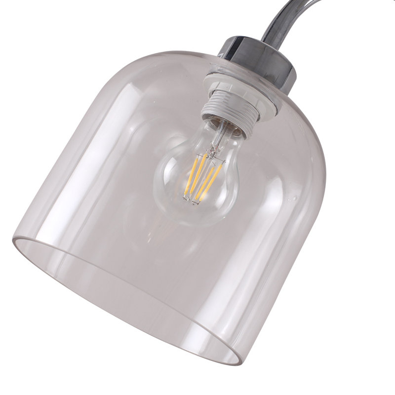 Maris 150cm Gloss Arched Floor Lamp