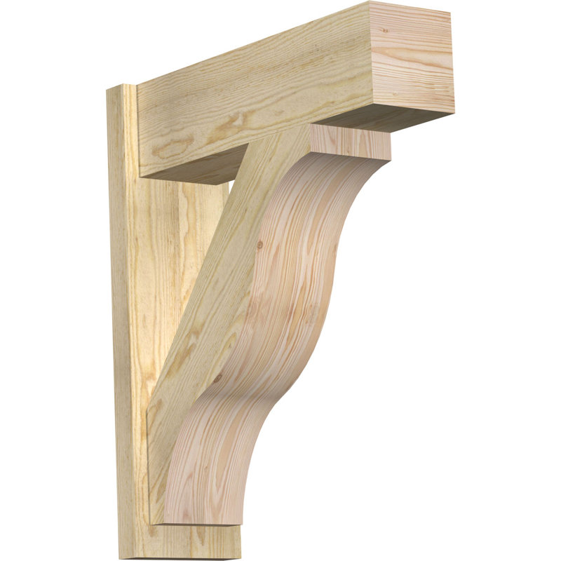 Jeu de blocs Funston, 8" W Douglas Fir (Rough Sawn), P 26 po x H 30 po