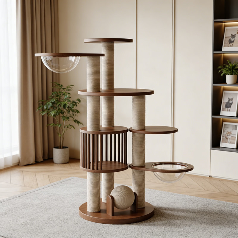 Simple Fashionable Multi-level Cat Climbing Frame