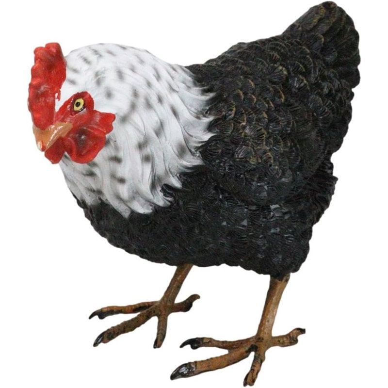 Figurine de poulet rustique Western Country