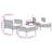 Meshell 4 - Person Patio Conversation Set with Cushions-1366479345-1366479350