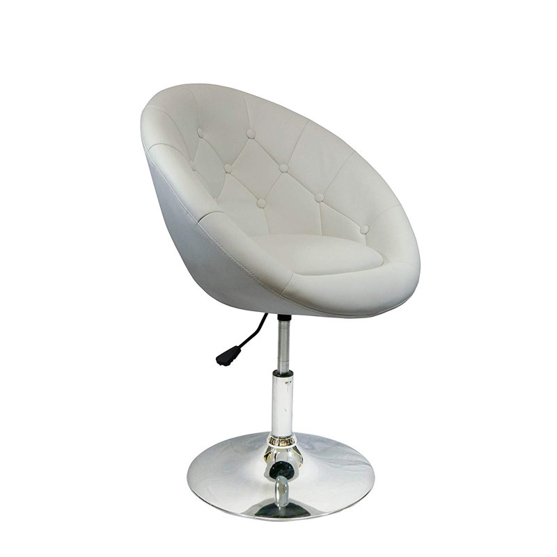 Tabouret de coiffeuse, Blanc
