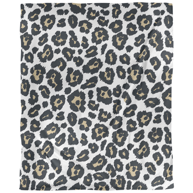 Housse de couette simple, Blanc / brun clair / brun clair, Polyester brossé, Housse de couette pour lit simple