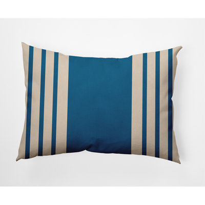 Coussin décoratif à rayures
