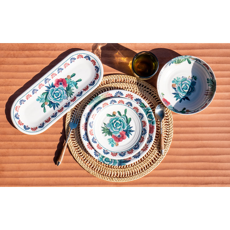 Desert Succulent Sandwich Tray, (newWave) 15" x 6.1" x.7"