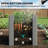 Sturdy Steel Planters, Compact Modern Design For Balcony & Patio