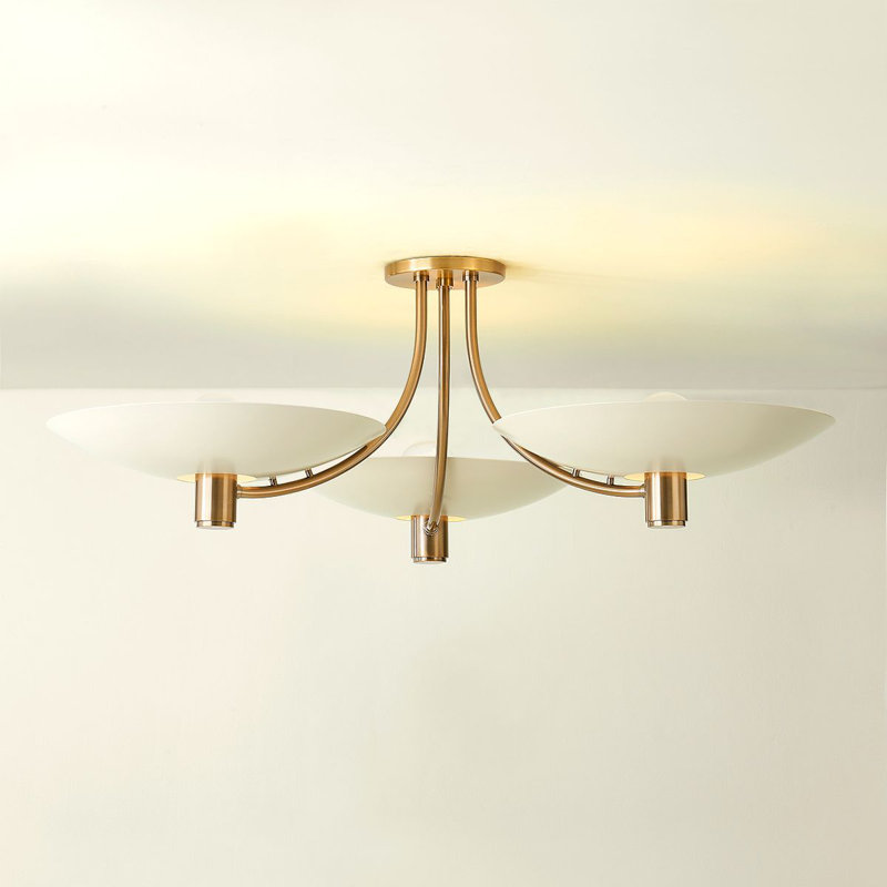 Wolfe 6 Light Semi Flush