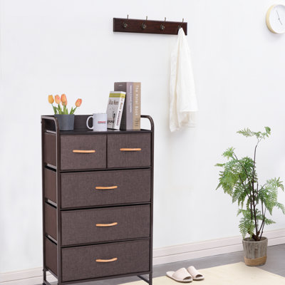 Commode de rangement 5 tiroirs