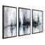 «Indigo Harbor Lights» par Nan - ensemble de 3 reproductions sur toile flottantes-87730922