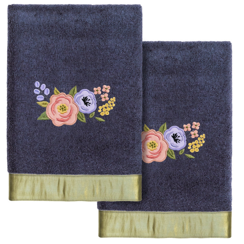 100% Turkish Cotton Hand Towel, Marine