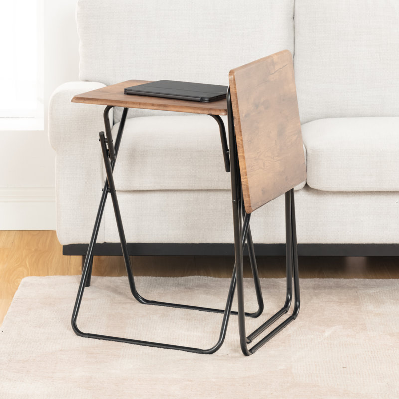 Plateau télé Milurd, ensemble de 2 plateaux télé pliables