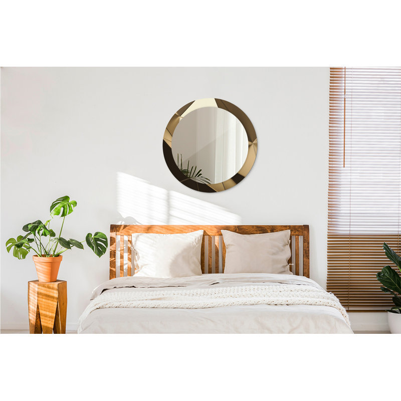 Huldar Glass Flat Wall Mirror