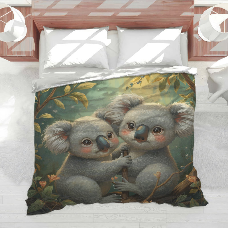 Joli édredon Koala, Très grand lit