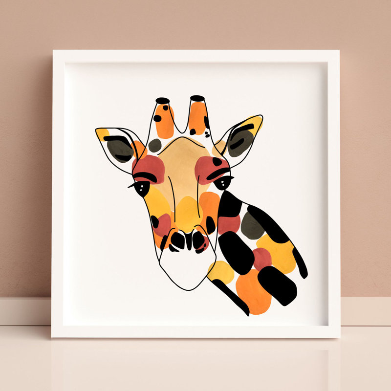 Abstract Giraffe - Print on Plastic / Acrylic