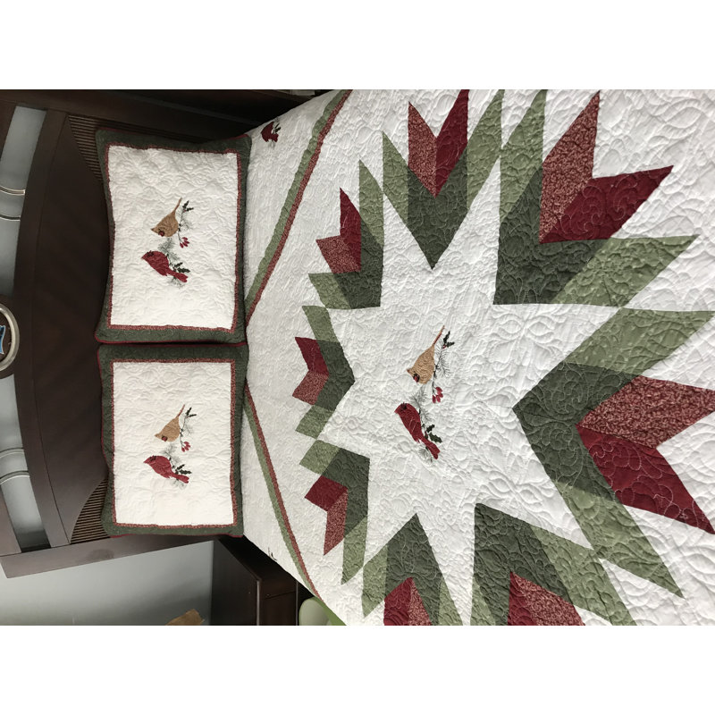 Ensemble de courtepointe en coton , Grand lit