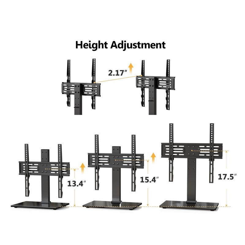 Symple Stuff Hemington Symple Stuff Black Desktop Mount for Greater ...