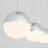 4 - Light Chrome LED Sphere Pendant