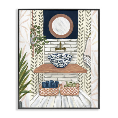 Chic Bathroom Scene Giclee Art by Yvette St. Amant