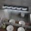 Luminaire pour meuble-lavabo mural 32 po à 5 lumières à DEL 32 po, noir-106632091