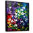 Toile avec cadre flottant noir
