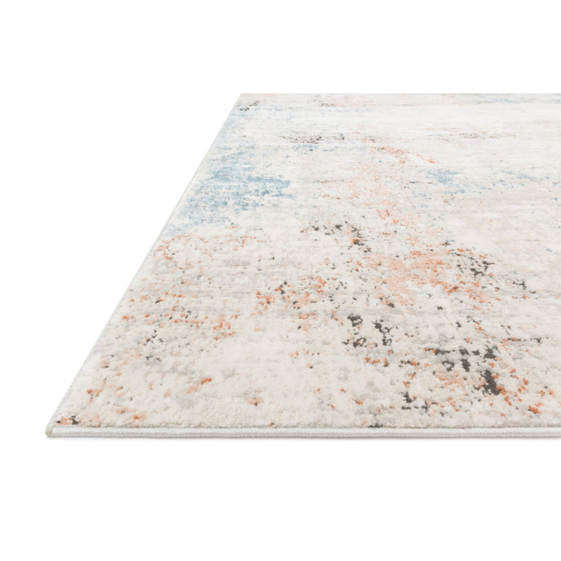 Liddle Abstract Indoor Rug, Rectangle 6'7" x 9'2"