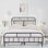 Upholstered Slat Headboard Design Bed