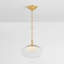 Moore Pendant in Aged Brass