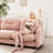 Elegant Pink Sectional With High - Quality Chenille, Cushion, And Quick Installation Modular Density Foam, Multiple Combination Forms