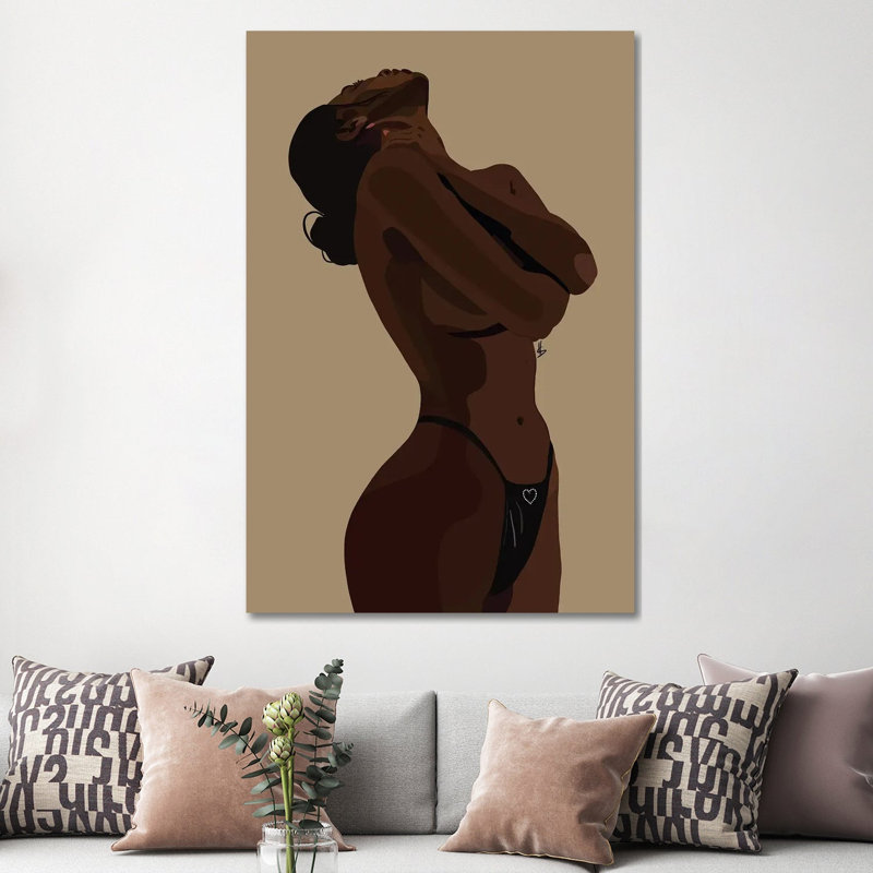 Hug Yourself- Gallery-Wrapped Canvas Giclée, 60" H x 40" W