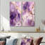 Nuage d'encre mauve et mauve pourpre VII - Fractales, grandes impressions sur toile, 2 panneaux-286576039-286576026-286576027