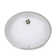 Nantucket Sinks Great Point 13.75'' Vitreous China Oval Bathroom Sink with Overflow
