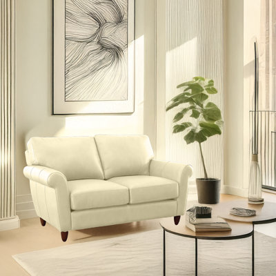 Cherish Genuine Leather Loveseat