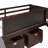 Twin Loft Bed - . Two Storage Boxes Included. Pine Wood Build Frame. Climbing Frame & Rope Entertainment. Double Chalkboard Inspirational. Slide For Quick Exit Size Boxes. Inspiration. Fast-1987334726