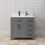 Ensemble de meuble-lavabo simple 36 po avec plateau en marbre Beckett-61870890-61870889-61870894