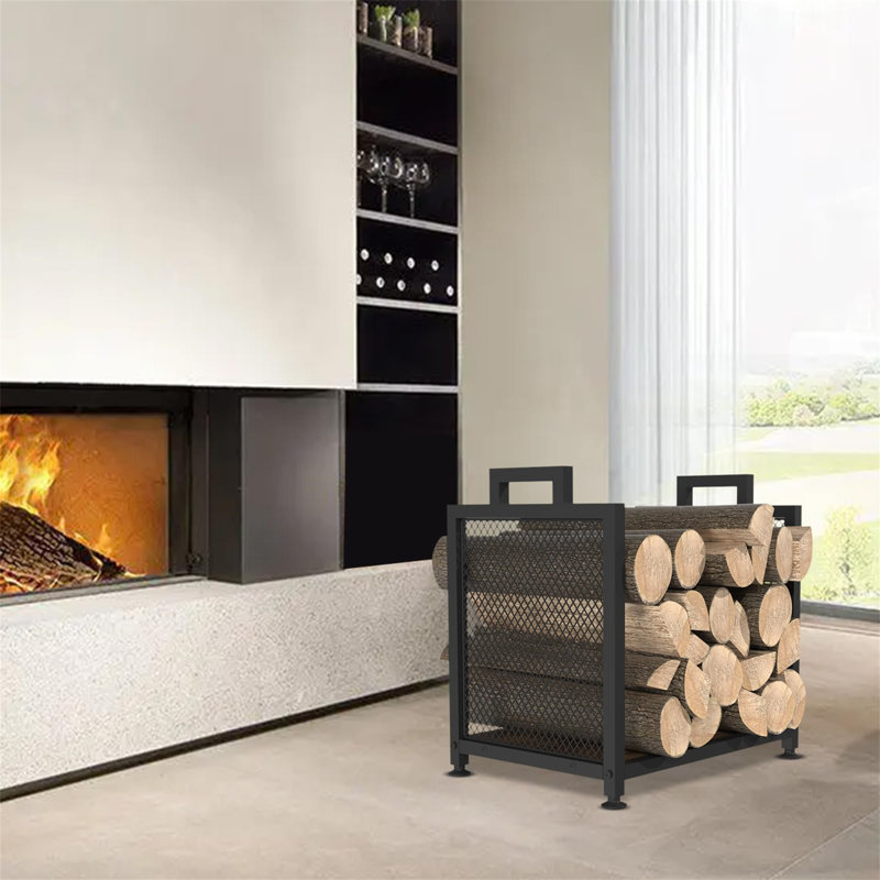 44cm W Metal Log Rack