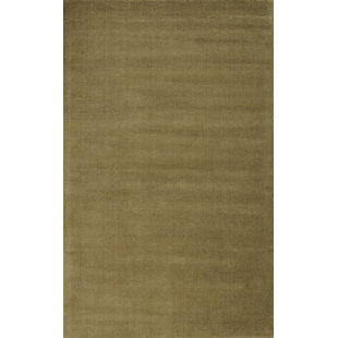 Centerville Handmade Tufted Wool Green Area Rug