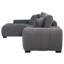 Canapé modulaire rembourré gris anthracite Plather-1644242241